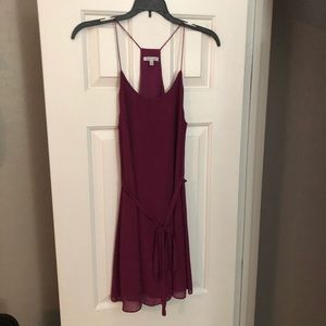 Naked Zebra Waist Tie Dress